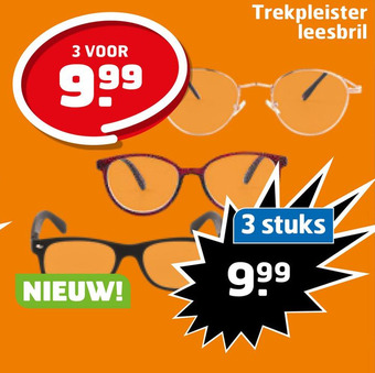 Trekpleister Trekpleister leesbril aanbieding