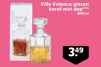 Trekpleister Villa volance glazen karaf met dop aanbieding