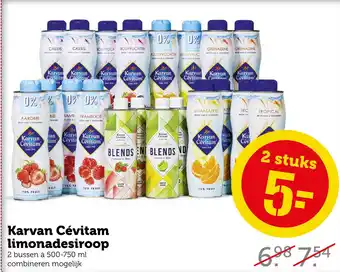 Coop Karvan cévitam limonadesiroop aanbieding