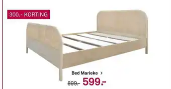 Karwei Bed marieke 300.- korting aanbieding