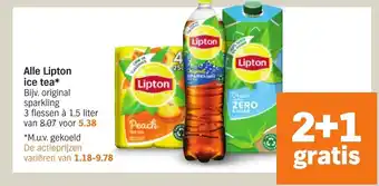 Albert Heijn Alle Liptom Ice Tea* aanbieding