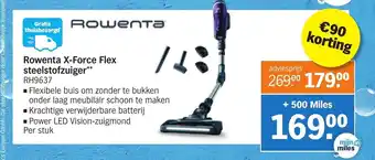 Albert Heijn Rowenta X-Force Flex Steelstofzuiger** aanbieding