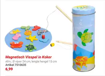 Lobbes Magnetisch visspel in koker artikel 7510635 aanbieding