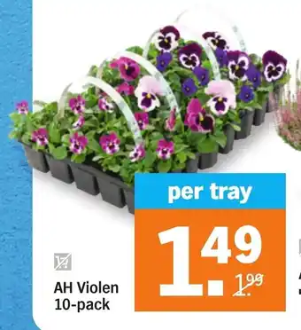 Albert Heijn AH Violen 10-Pack aanbieding