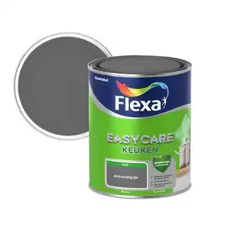 Praxis Flexa muurverf easycare keuken mat antracietgri... aanbieding