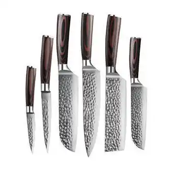 Blokker Shinrai japan hammered rvs 6-delige messenset aanbieding