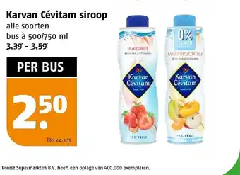 Poiesz Karvan cévitam siroop aanbieding