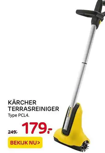 Praxis Kärcher terrasreiniger pcl4 aanbieding