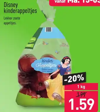 ALDI Disney kinderappeltjes 1kg aanbieding