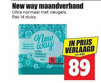 Dirk New way maandverband aanbieding