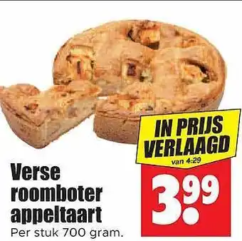 Dirk Verse roomboter appeltaart aanbieding