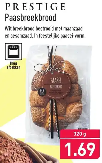 ALDI Prestige Paasbreekbrood 320g aanbieding
