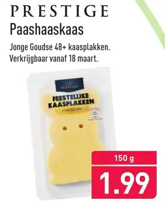 ALDI Prestige Paashaaskaas 150g aanbieding