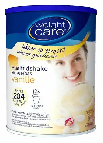 Drogisterij.net Weight care maaltijdshake vanille (12 porties) aanbieding