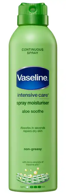 Drogisterij.net Vaseline bodylotion spray aloe soothe aanbieding