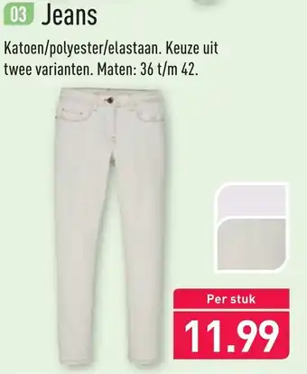 ALDI Jeans mt. 36-42 aanbieding