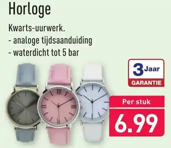 ALDI Horloge aanbieding