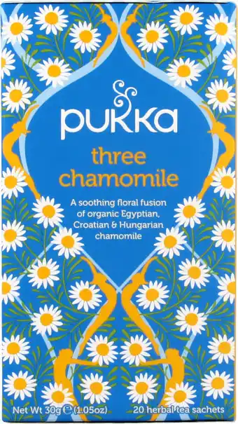 Drogisterij.net Pukka thee three chamomil usda aanbieding