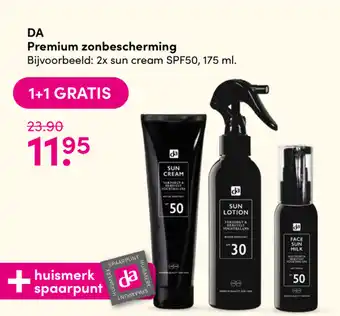 DA DA Premium zonbescherming 1+1 aanbieding