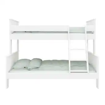 Leen Bakker Stapelbed alba - wit - 157x208x129 cm aanbieding