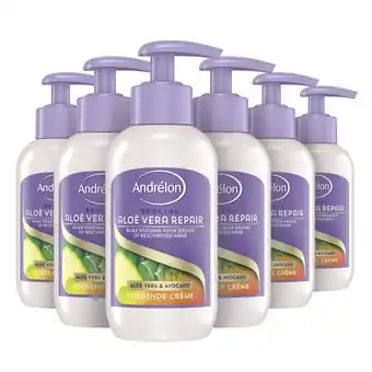 Wehkamp Andrelon aloë vera repair haarcrème - 6 x 200ml aanbieding