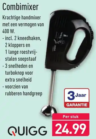 ALDI Quigg Combimixer aanbieding