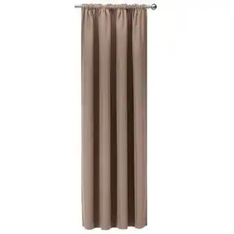 Leen Bakker Gordijn sam - taupe - 250x140 cm (1 stuk) aanbieding