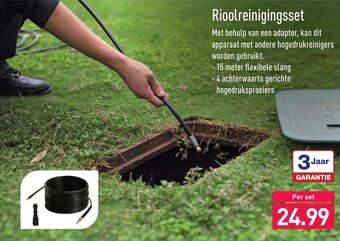 ALDI Rioolreinigingsset 15m aanbieding