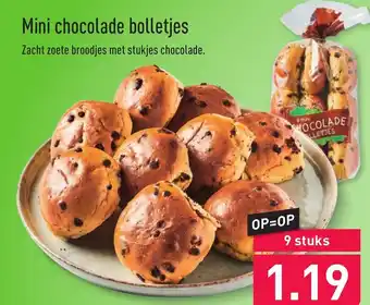 ALDI Mini chocolade bolletjes 9 st aanbieding