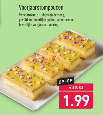 ALDI Voorjaarstompoucen 4 st aanbieding
