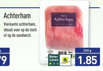 ALDI Malse Achterham 200g aanbieding