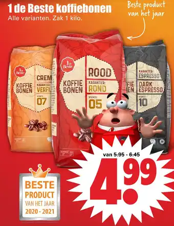 Dirk De Beste koffiebonen aanbieding