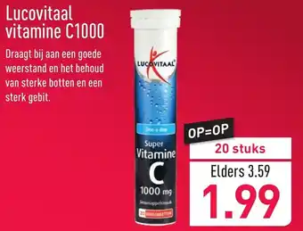 ALDI Lucovitaal Vitamine C1000 20 st aanbieding
