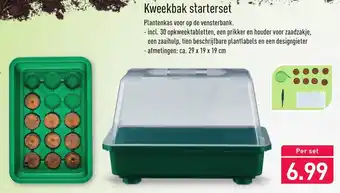 ALDI Gardenline Kweekbak starterset aanbieding