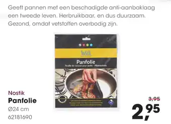 HANOS Nostik Panfolie 24 cm aanbieding