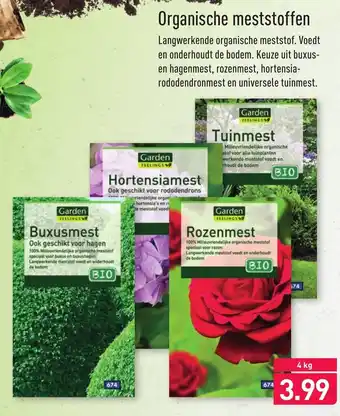 ALDI Garden Feelings Organische meststoffen 4kg aanbieding