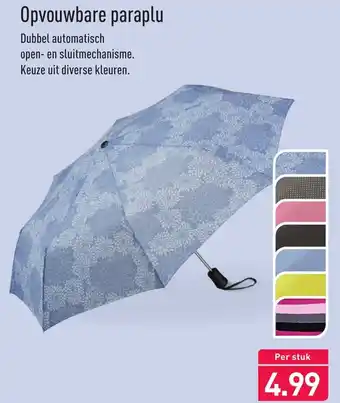 ALDI Opvouwbare Paraplu aanbieding