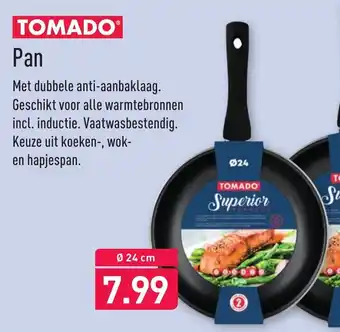 ALDI Tomado pan 24cm aanbieding