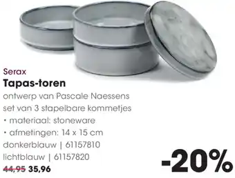 HANOS Serax Tapas-toren aanbieding