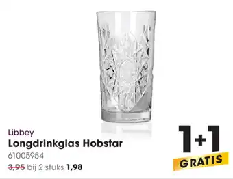 HANOS Libbey Longdrinkglas Hobstar 2st aanbieding