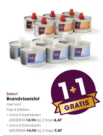 HANOS Select Brandvloeistof 2*6 blikken aanbieding