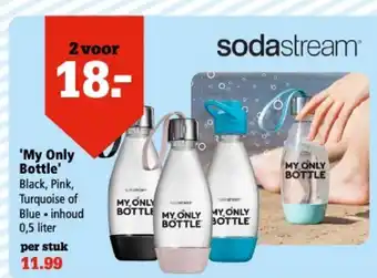 Marskramer SodaStream "My Only Bottle" 500ml aanbieding