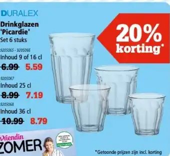 Marskramer Duralex Glazensets Picardie 6st aanbieding