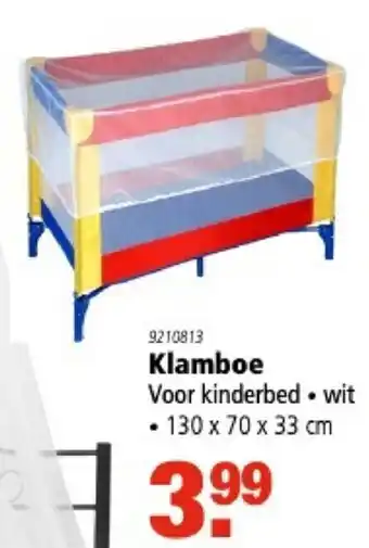 Marskramer Klamboe voor kinderbed 130*70*33cm aanbieding