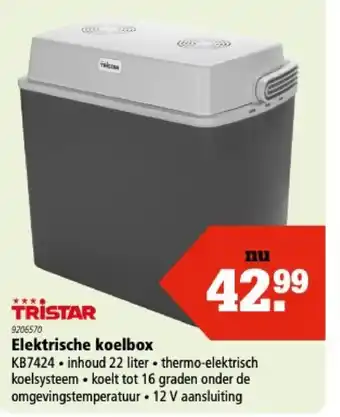 Marskramer Tristar Elektrische koelbox 22L | KB7424 aanbieding