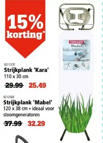 Marskramer Tomado Strijkplank Mabel 120*38cm aanbieding