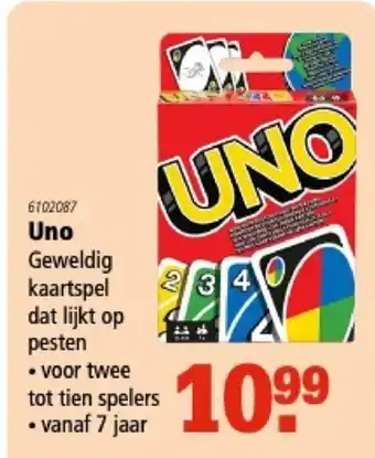 Marskramer Uno aanbieding