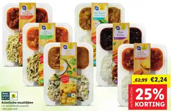 Lidl Chef select Aziatische maaltijden 500g aanbieding