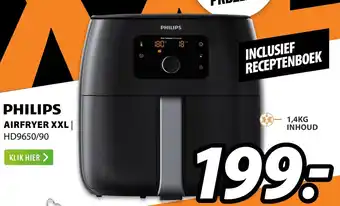 Expert Philips Airfryer XXL | HD9650/90 aanbieding