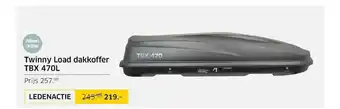 ANWB Twinny Load Dakkoffer TBX 470L aanbieding